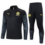 Borussia Dortmund 2024-25 Black Full-zip Tracksuit set