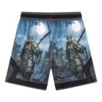 JordanShortDriFitPrintedBlueblackGrey2 Trendy and Sporty