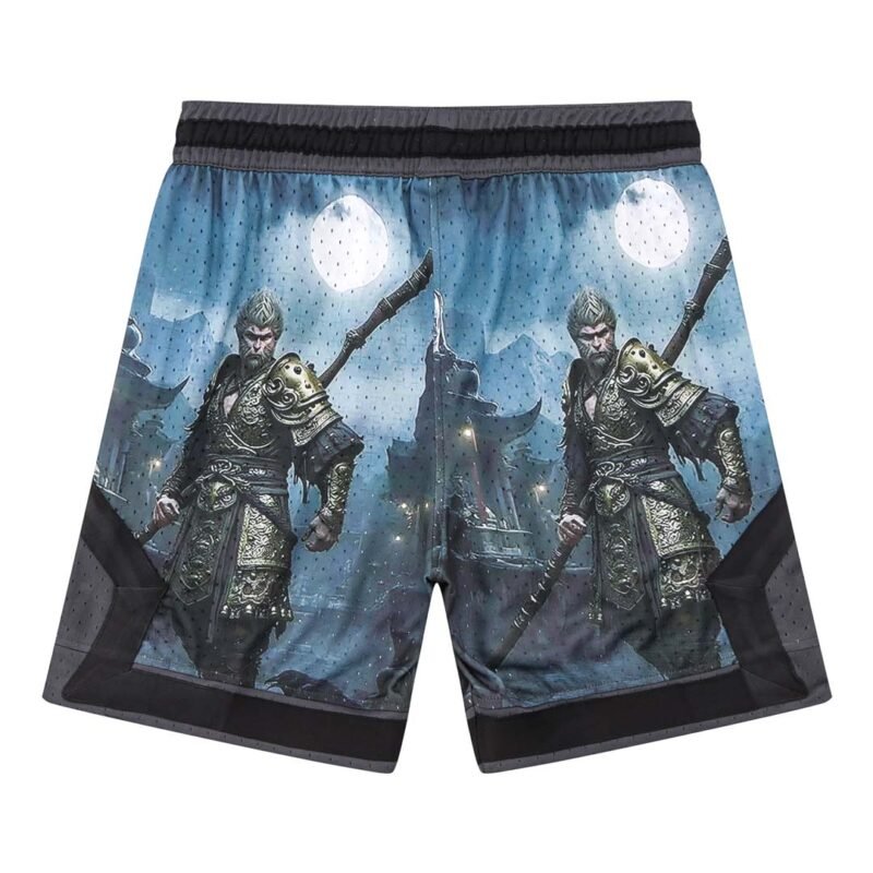 ⁦Jordan Short Dri Fit Printed Blue black⁩ - الصورة ⁦2⁩