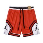 JordanShortDriFitRedWhite Trendy and Sporty
