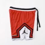 JordanShortDriFitRedWhite4 Trendy and Sporty