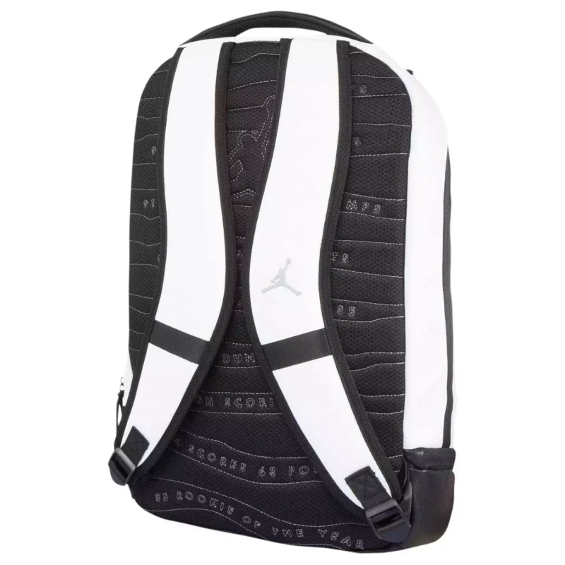 ⁦Air Jordan 10 Retro Backpacks Black White⁩ - الصورة ⁦2⁩