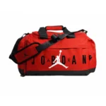 Air Jordan Duffle Bag Red Black Trendy and Sporty