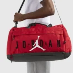 Air Jordan Duffle Bag Red Black 8 Trendy and Sporty