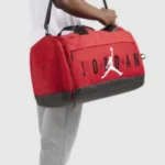 Air Jordan Duffle Bag Red Black 9 Trendy and Sporty
