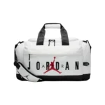 Air Jordan Duffle Bag White Black Trendy and Sporty