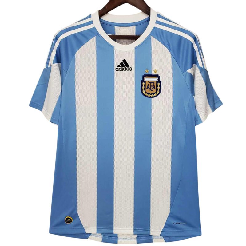 ⁦Argentina 2009-10 Home Shirt World Cup⁩ - الصورة ⁦1⁩