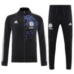 Chelsea 2025-26 Black Full-zip Tracksuit Set