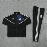 ⁦Chelsea 2025-26 Black Full-zip Tracksuit Set⁩ - الصورة ⁦3⁩