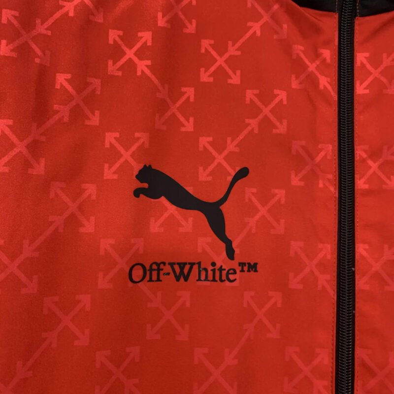 ⁦AC Milan x Off-White Reversible Windbreaker Jacket⁩ - الصورة ⁦6⁩