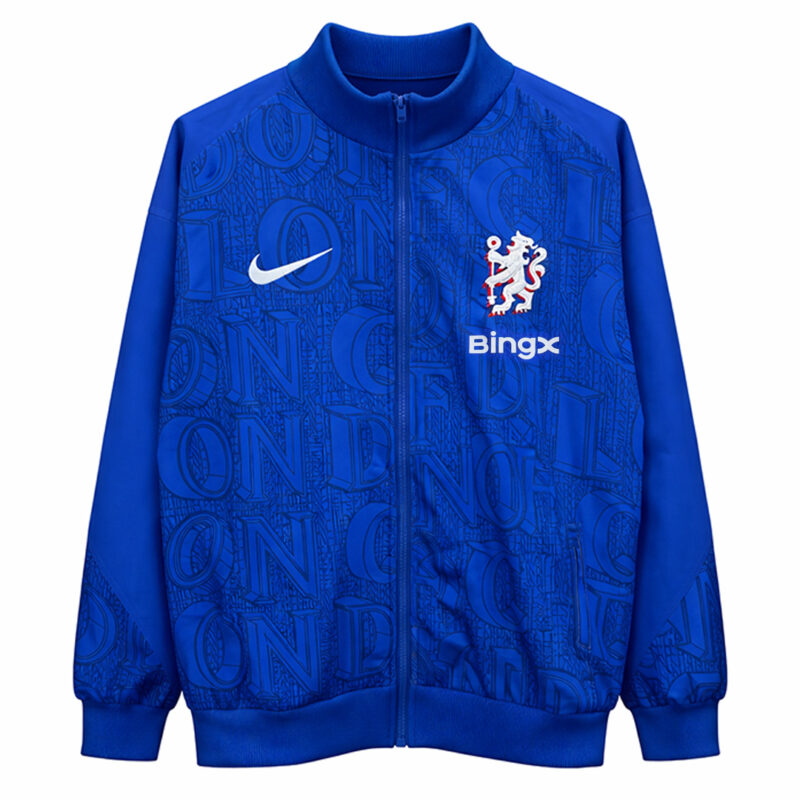 ⁦Chelsea 2025-26 Waterproof Jacket Blue⁩ - الصورة ⁦3⁩