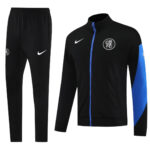 Chelsea 2026-27 Full-Zip Black Tracksuit set Training