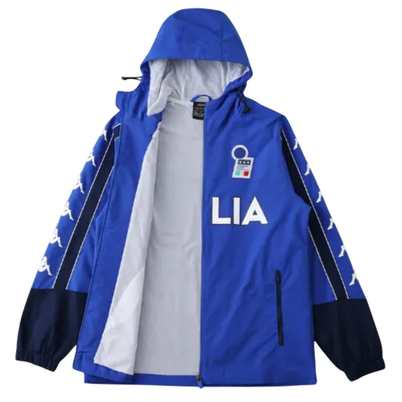 Italy 2000 Retro Training Rain Jacket - Image 3
