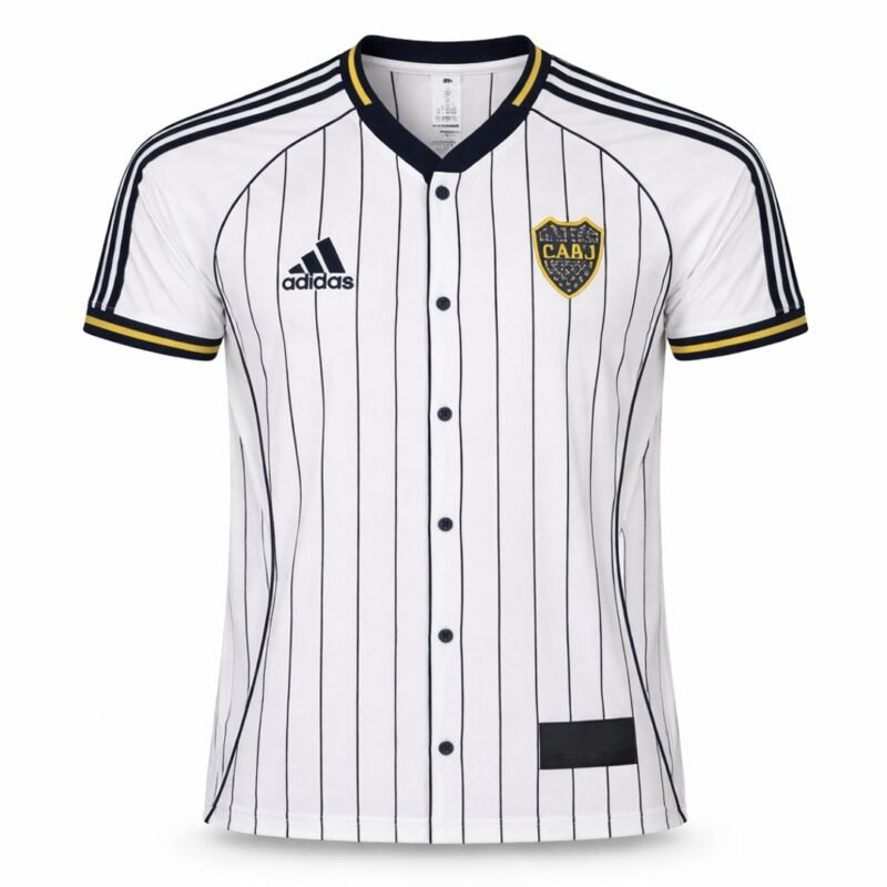 قميص بيسبول أبيض للرجال من بوكا جونيورز Boca Juniors Men Baseball White Jersey - الصورة 1