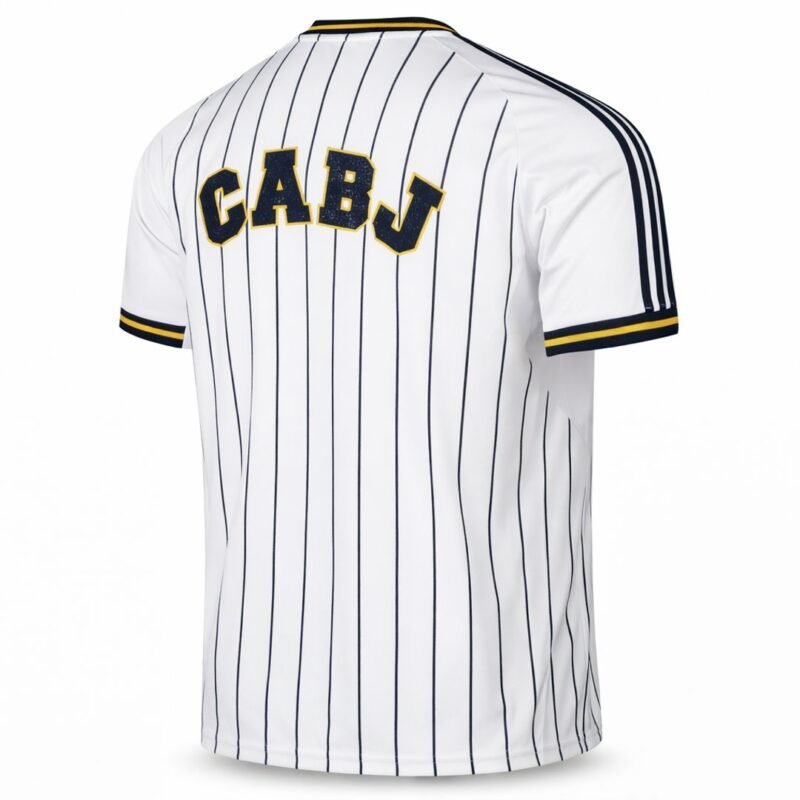 ⁦Boca Juniors Men Baseball White Jersey⁩ - الصورة ⁦2⁩