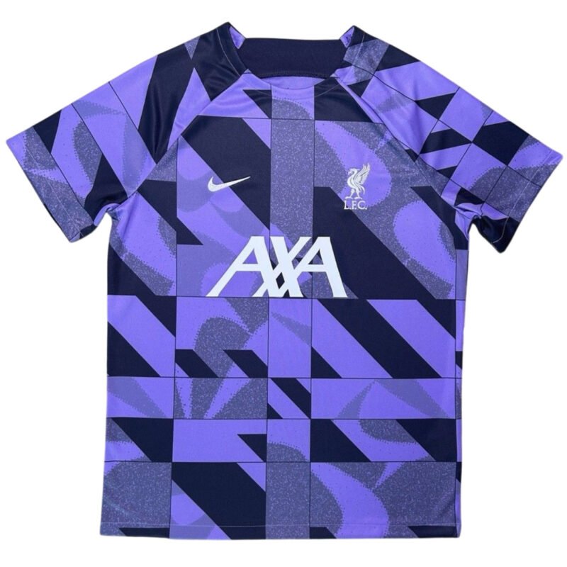 Liverpool 2023-24 Training Purple Shirt - Image 2