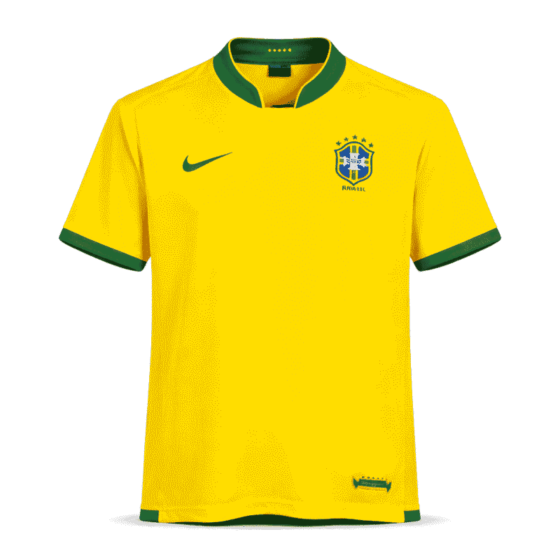 ⁦Brazil World Cup 2006 Home Shirt⁩ - الصورة ⁦1⁩