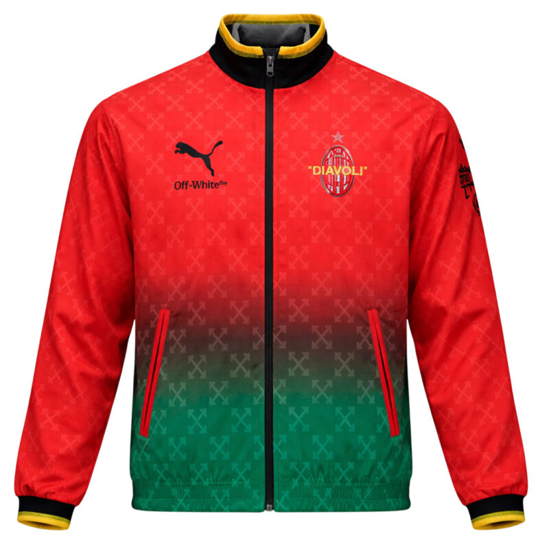 AC Milan x Off-White Reversible Windbreaker Jacket - Image 2