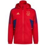 Ajax Amsterdam 2022-23 Rain Jacket. Waterproof