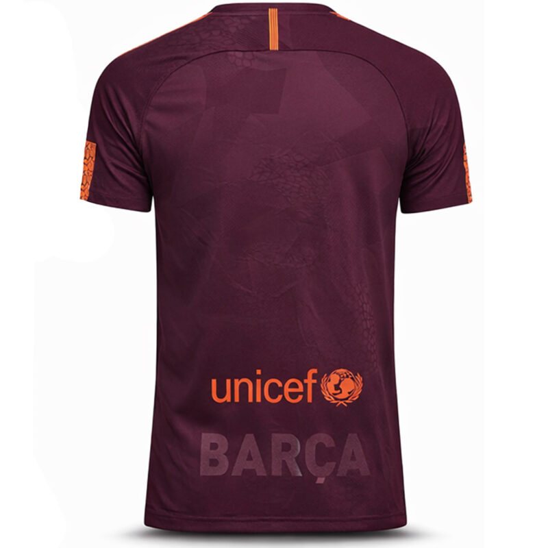 ⁦Barcelona 2017-18 Third Shirt⁩ - الصورة ⁦2⁩
