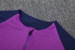 ⁦Barcelona 2025-26 Half-Zip Tracksuit navy purple⁩ - الصورة ⁦6⁩
