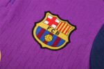 ⁦Barcelona 2025-26 Half-Zip Tracksuit navy purple⁩ - الصورة ⁦8⁩