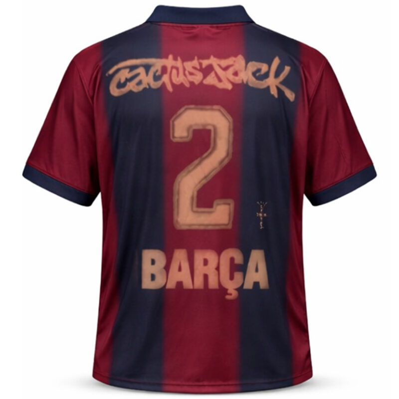 Barcelona 2025-26 Retro Travis Scott Home Shirt - Image 2