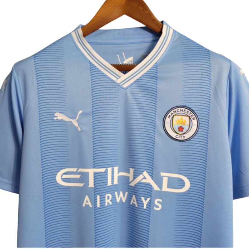 ⁦Manchester City 2023-24 Home Shirt⁩ - الصورة ⁦3⁩