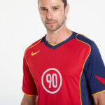 Nike T90 Red-Navy Blue Jersey - Image 3