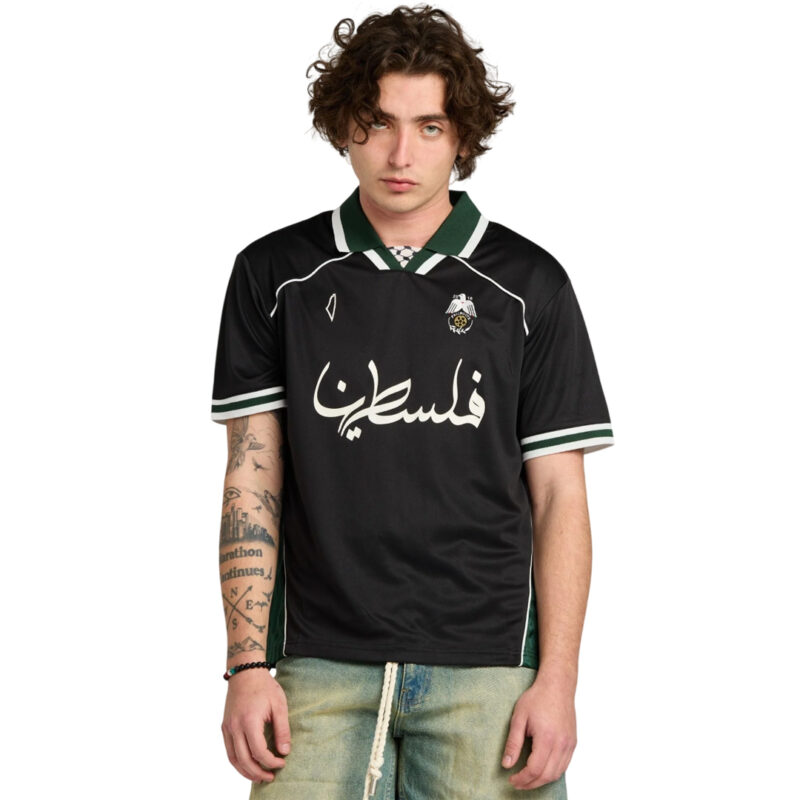 Palestine 2024-25 Fans Player Version Black - Image 3