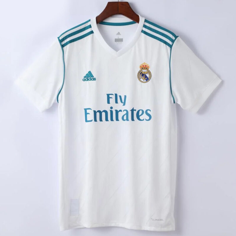 ⁦Real Madrid 2017-18 Home Shirt⁩ - الصورة ⁦3⁩