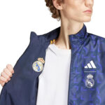 Real Madrid 2025-26 Reversible Windbreaker Navy Jacket - Image 7