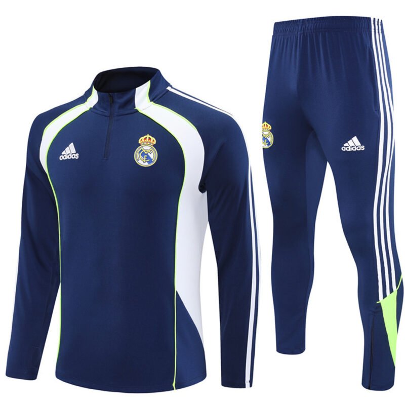 Real-Madrid 2025-26 Half-Zip Training Tracksuit - Image 1