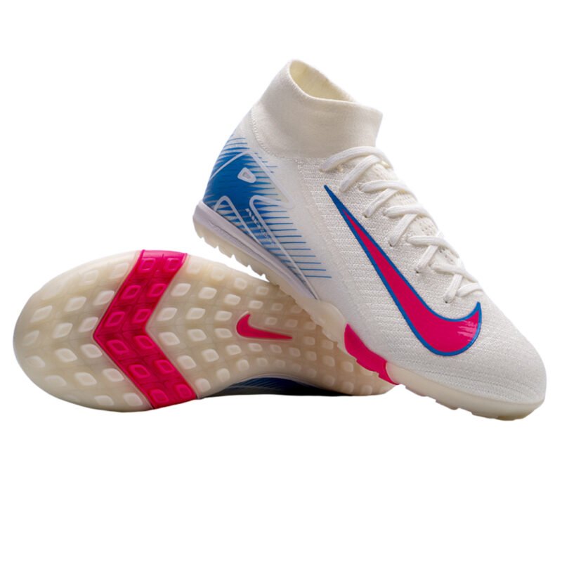 ⁦Nike Zoom Mercurial Superfly 10 Elite White Light Blue⁩ - الصورة ⁦2⁩