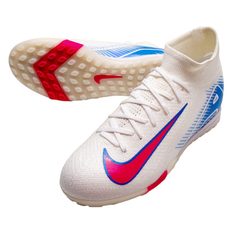 ⁦Nike Zoom Mercurial Superfly 10 Elite White Light Blue⁩ - الصورة ⁦3⁩