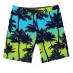 Summer Palms Palm Print Swim Shorts - Image 2