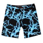Thunder Strike Neon Lightning Swim Shorts - Image 2