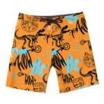 Wild Funky Graphic Swim Shorts - Image 2