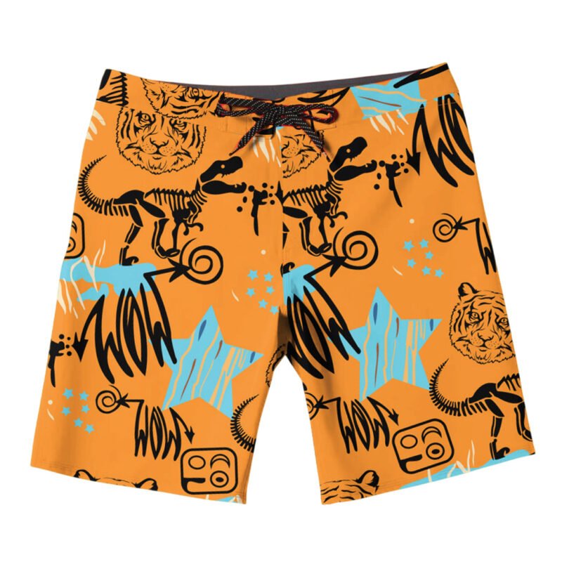 Wild Funky Graphic Swim Shorts - Image 2