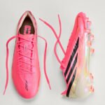 ⁦Adidas F50 Hyperfast Elite FG Pink Football⁩ - الصورة ⁦3⁩