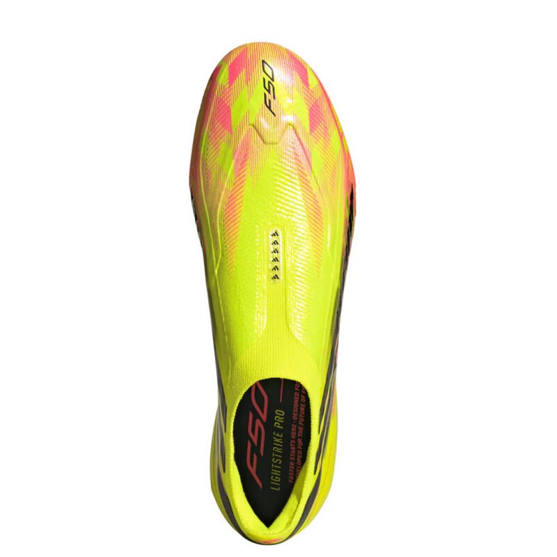 ⁦Adidas F50 Hyperfast Elite Laceless FG Football⁩ - الصورة ⁦4⁩