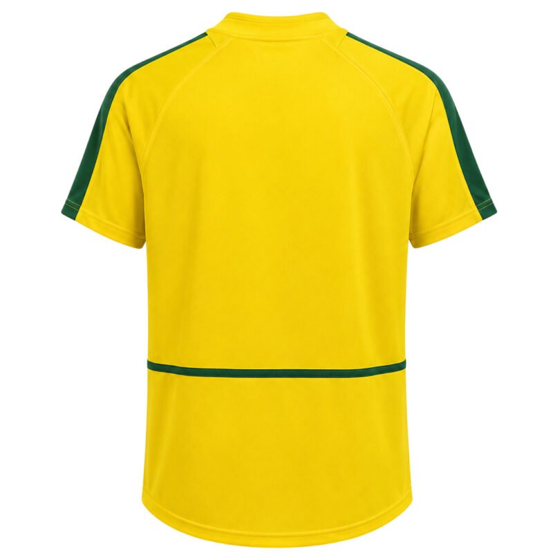 ⁦Brazil 2002 World cup Classic Jersey⁩ - الصورة ⁦2⁩