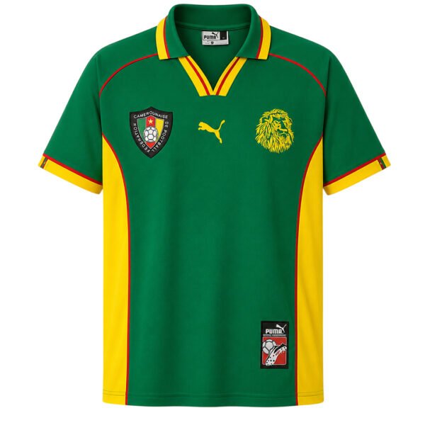 Cameroon 1998-99 Home Retro Jersey