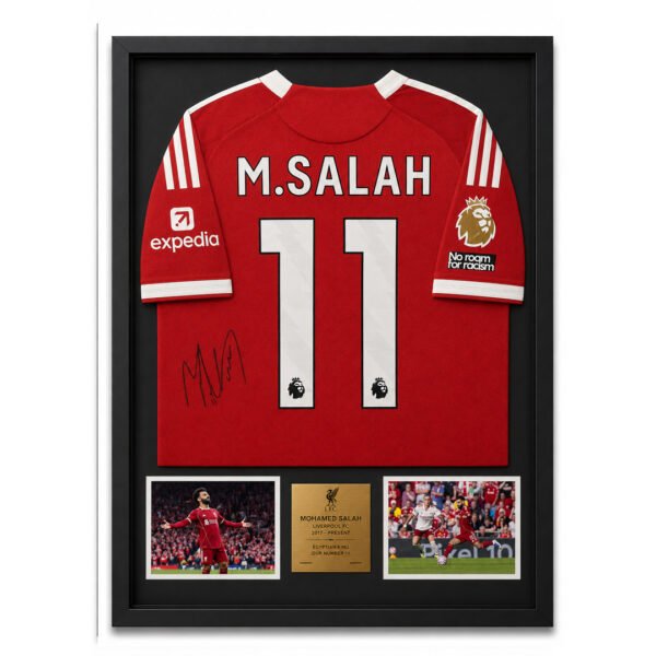 Mohamed Salah Liverpool Framed Jersey 53*74
