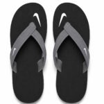 ⁦Nike Offcourt Adjust Flip Flops Black Grey Top⁩ - الصورة ⁦2⁩