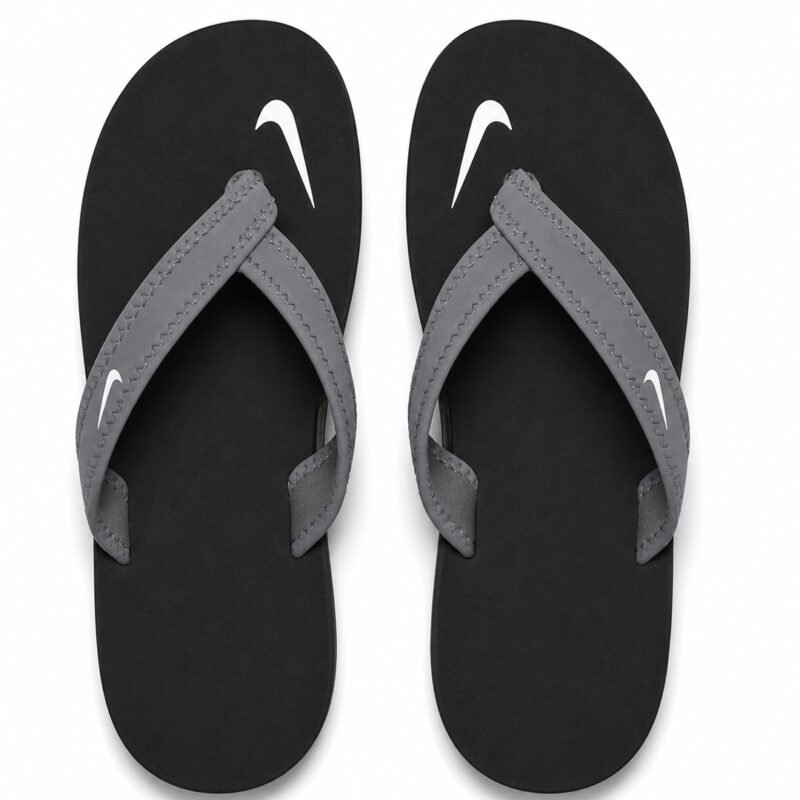 ⁦Nike Offcourt Adjust Flip Flops Black Grey Top⁩ - الصورة ⁦2⁩