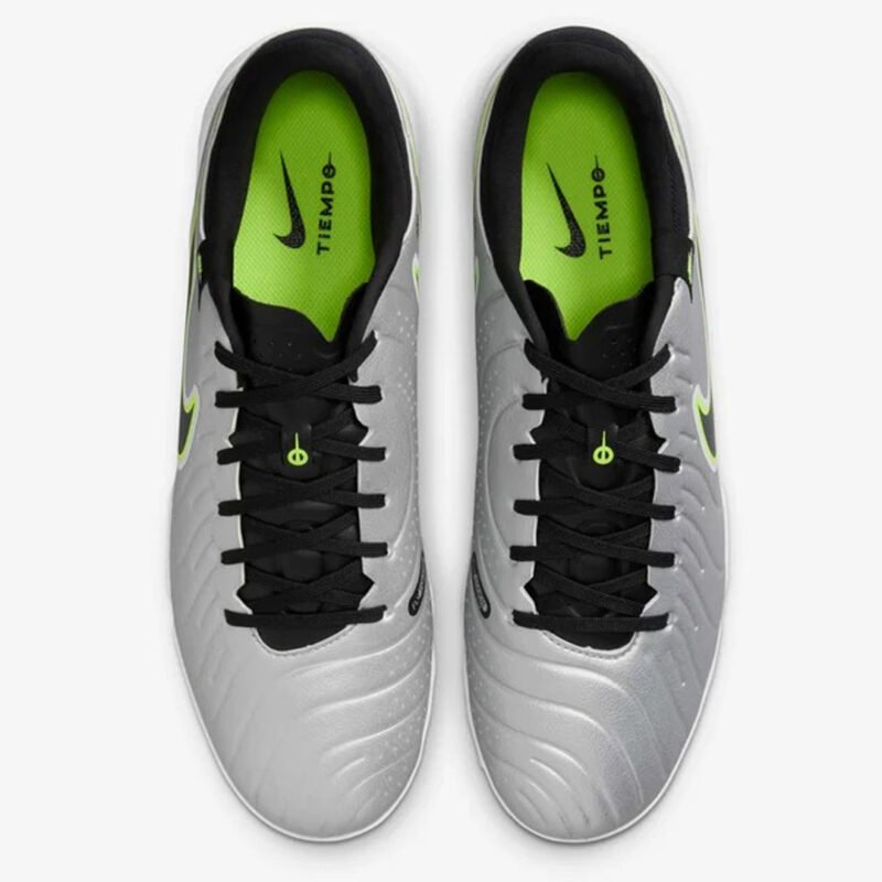 Nike Tiempo Legend 10 TF Silver Football - Image 3