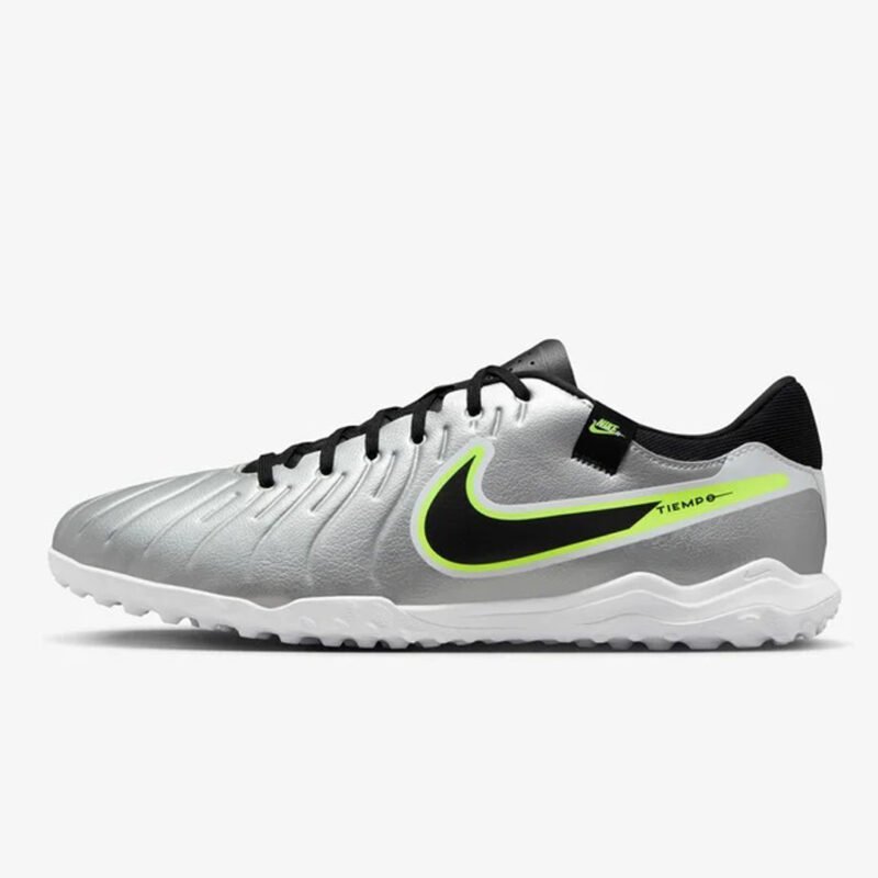 Nike Tiempo Legend 10 TF Silver Football - Image 2