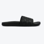 Adidas Full Black Printed Slides - Image 2