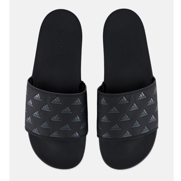 Adidas Full Black Printed Slides